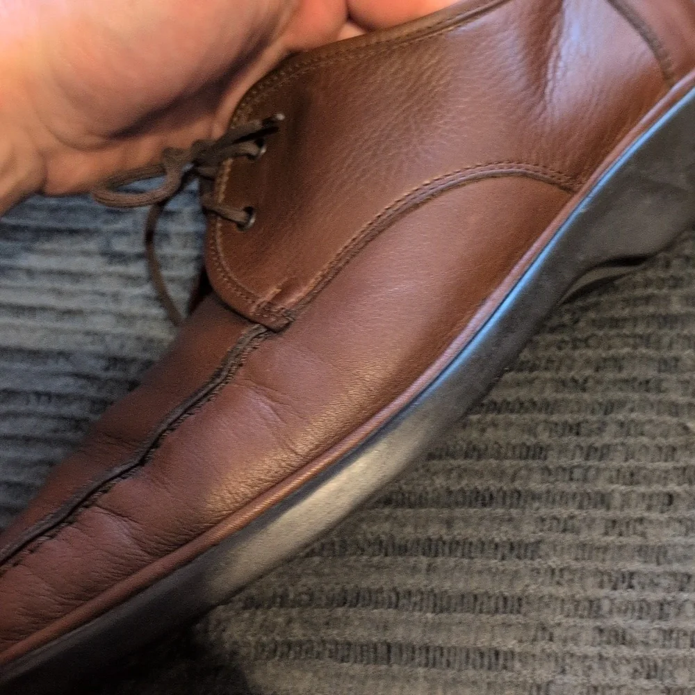 Bally Sorini Brown Leather‎ Men's Oxfords Shoes Size 11 (1400.00 MSRP)